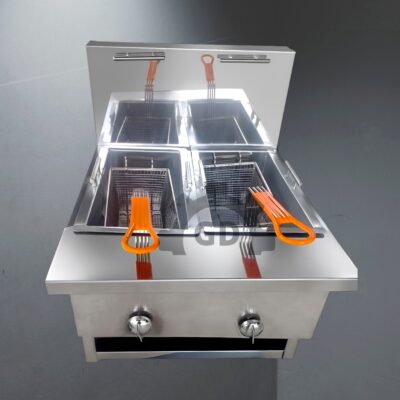 Freidora de Mesa de 2 Cestas Independientes