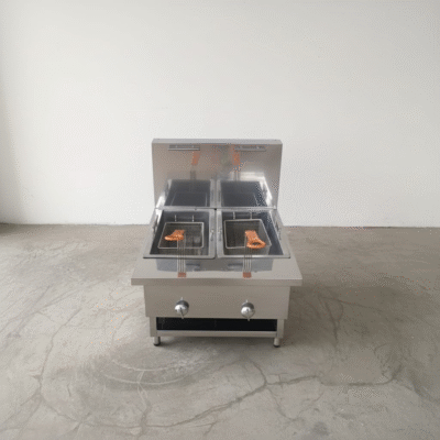 Freidora a gas dos cestas