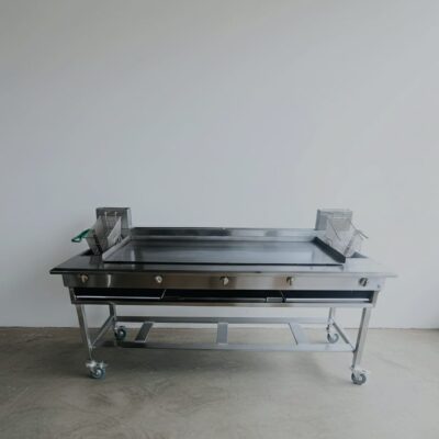 Plancha con 2 freidoras