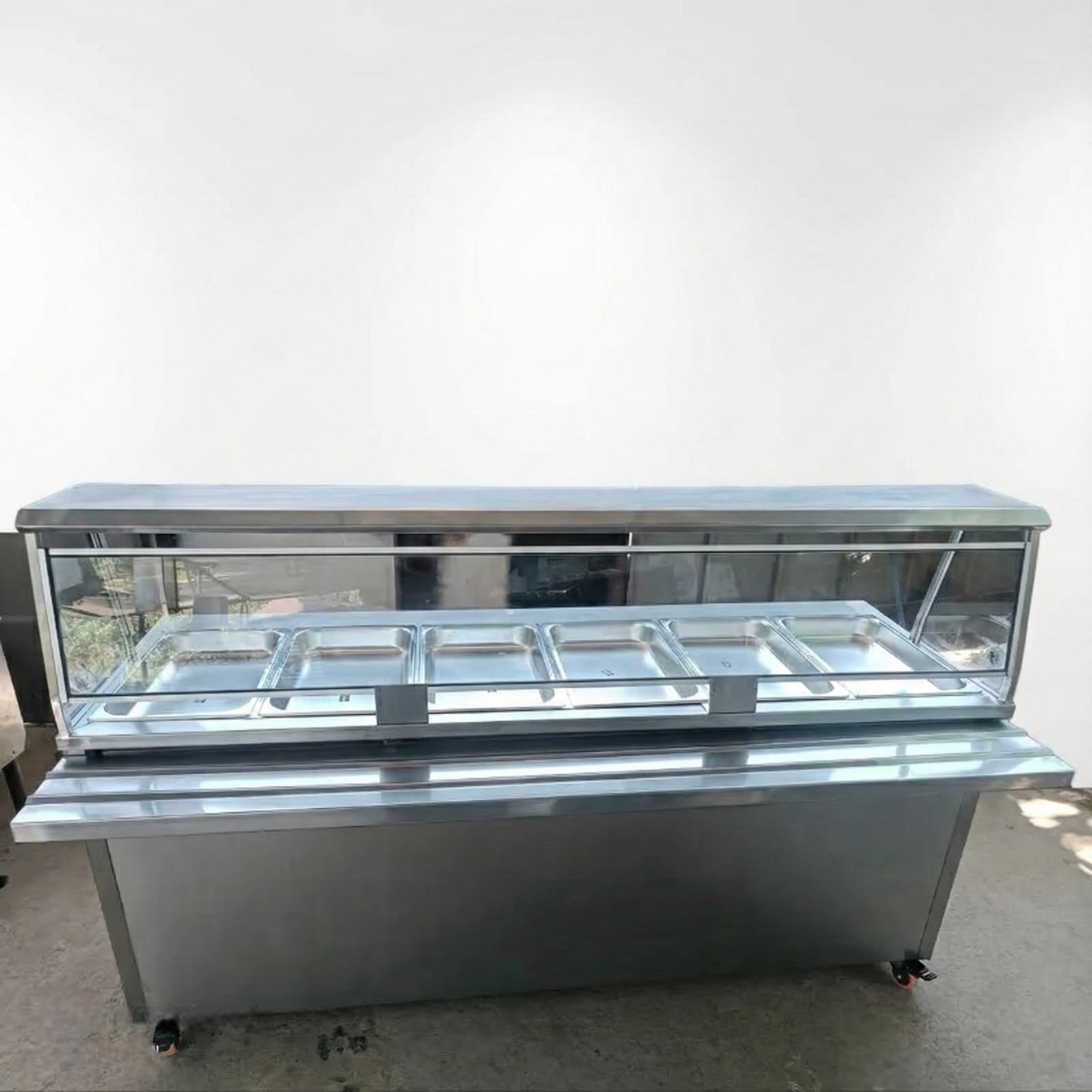 Mesa térmica para restaurante 6 módulos - Imagen 2