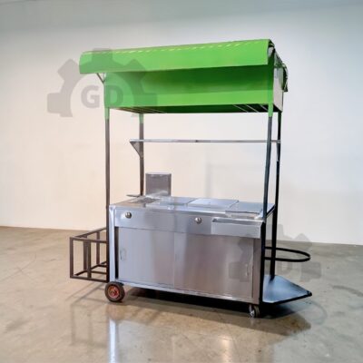 Carrito Para Panes “Mataniños” Con Freidora Y Salamandra