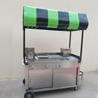 Carrito Hot Dog con freidora