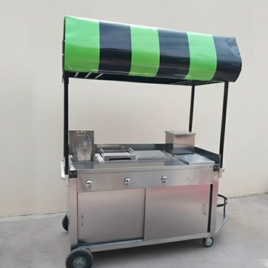 Carrito Hot Dog con freidora